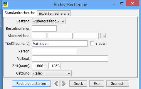Recherchebeispiel