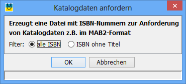 Katalogdaten-Anforderung